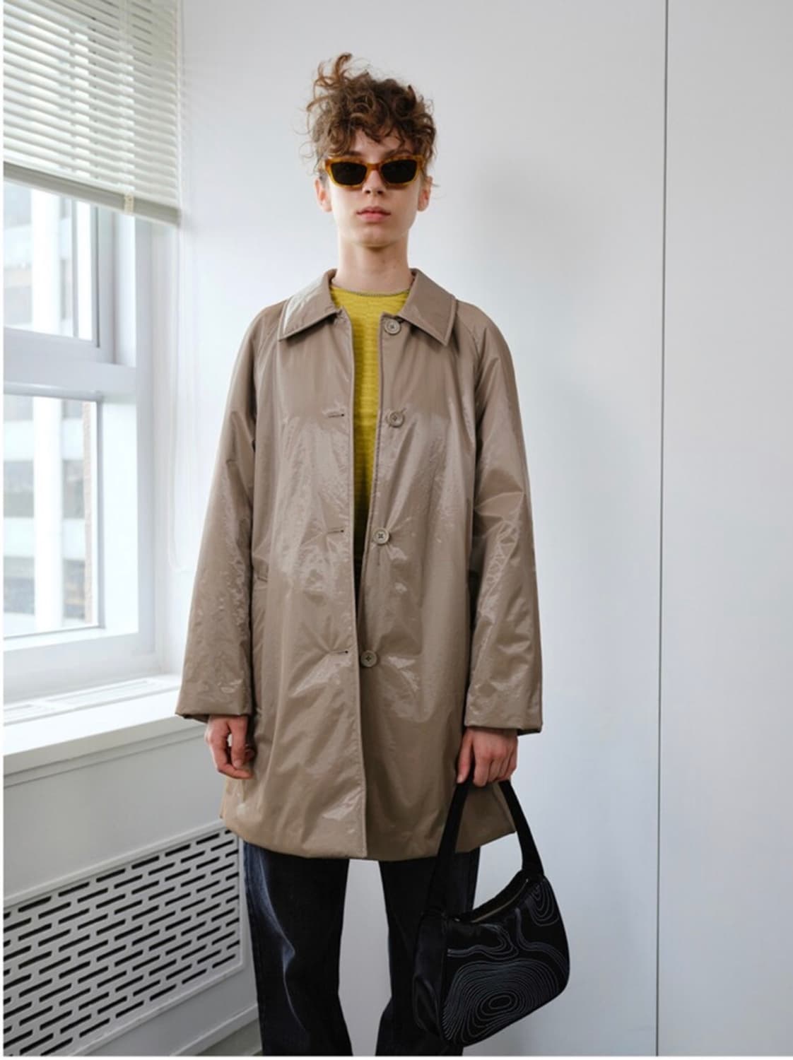 ENZO BLUES 엔조블루스 글로시 소프트 패딩 상품이미지1