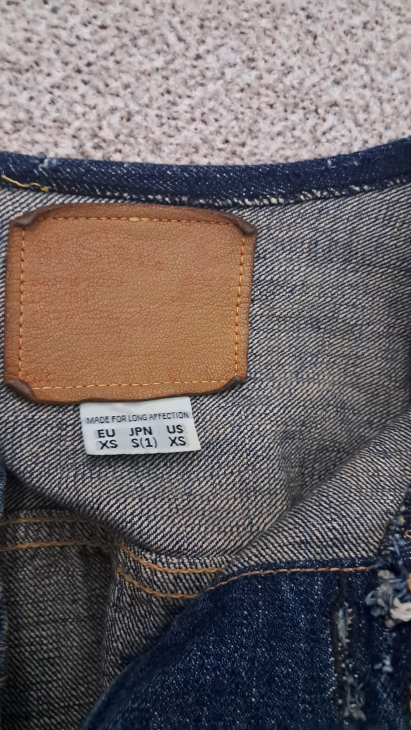 오어슬로우 1세대 데님자켓 2year wash 상품이미지5