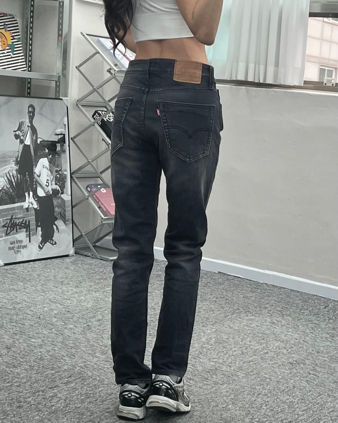 (허단41)리바이스 513 흑청-M1685 상품이미지7