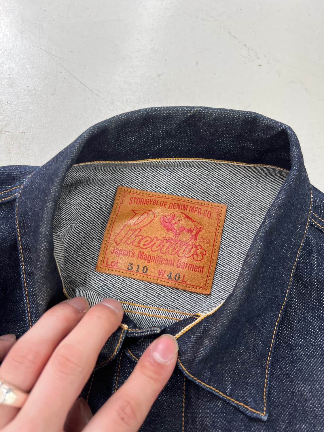 페로우즈 510 30's type 1st 트러커자켓 상품이미지3