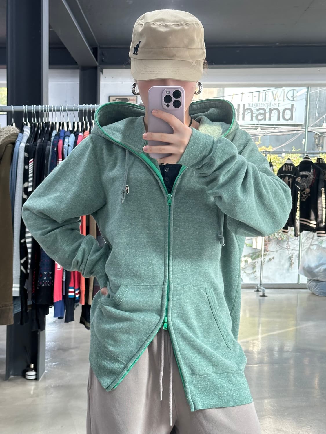 베이프 자수 사루 풀 후드집업 상품이미지5