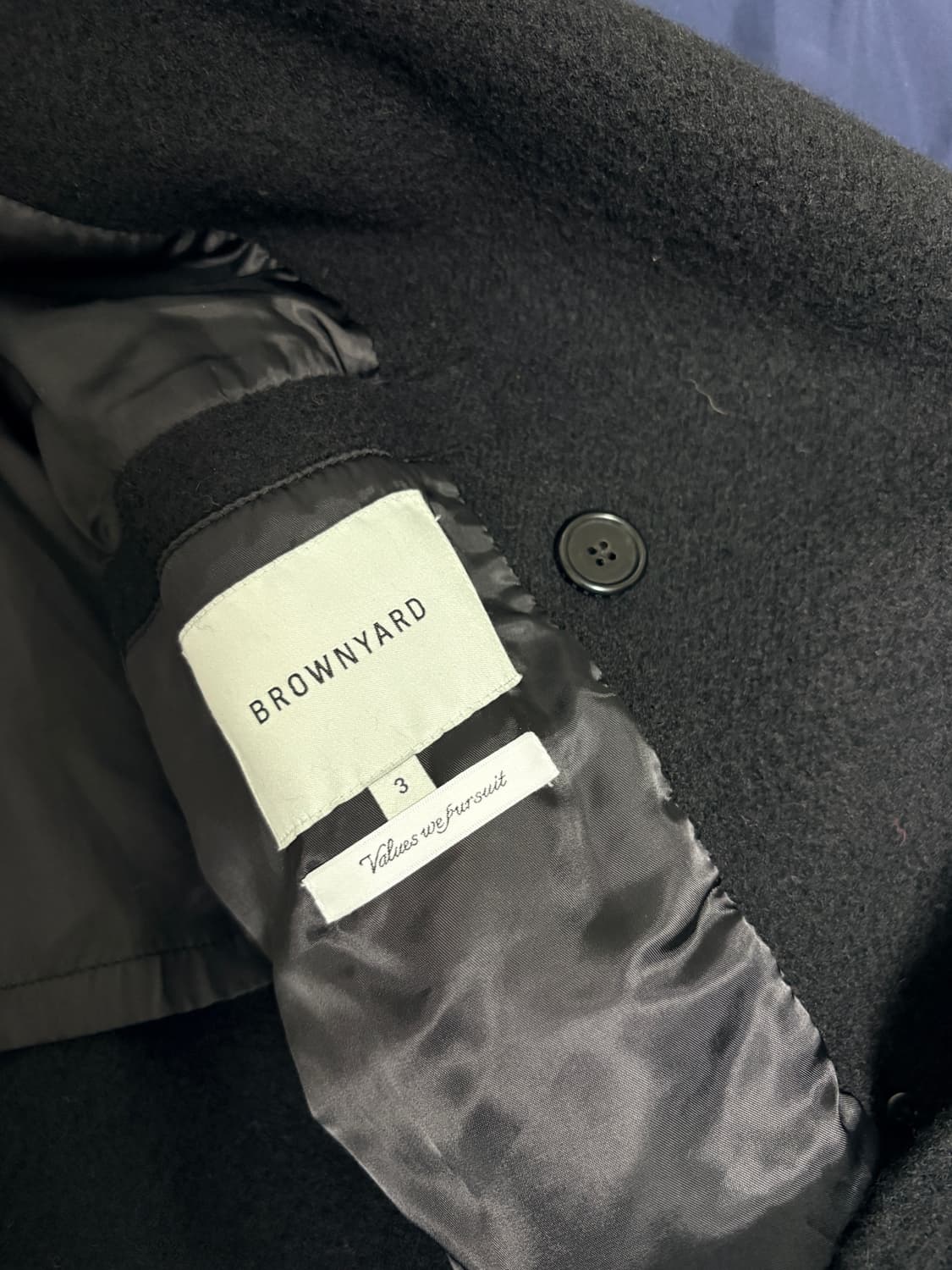 브라운야드 울피코트 블랙 3 상품이미지2