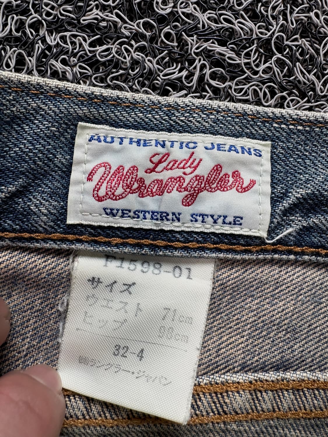 랭글러 일본 오리지날 워싱 웨스턴 데님 팬츠 1436 상품이미지3