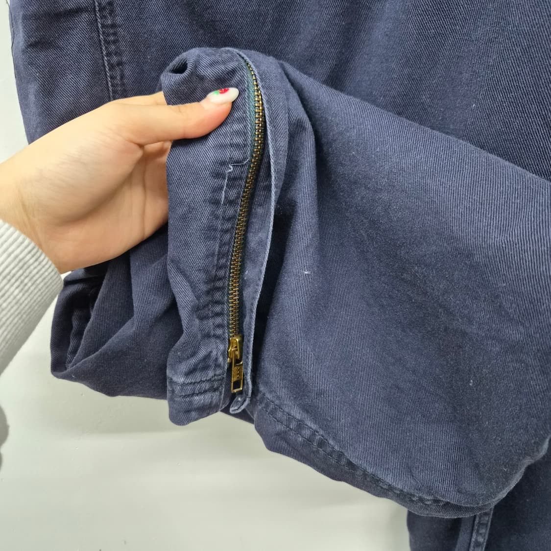 칼하트 네이비 점프수트 작업복 남자 36in 상품이미지5