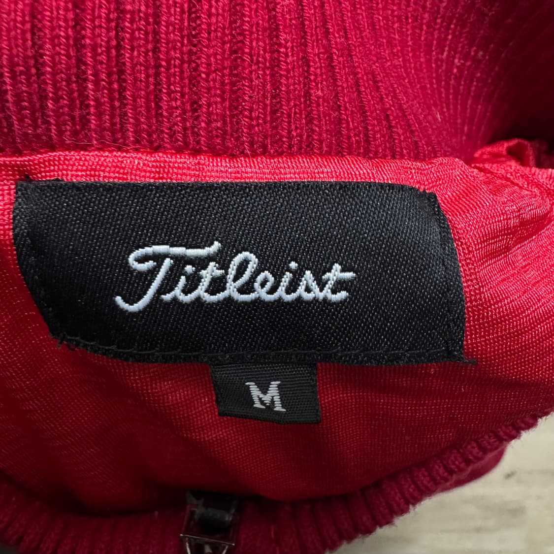 타이틀리스트 골프웨어 니트 집업 상품이미지5