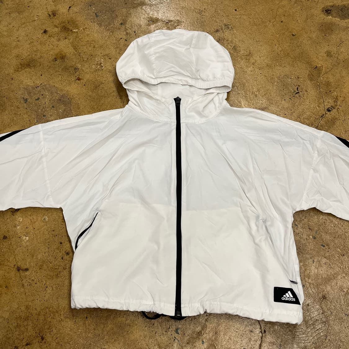 [정품/S] 아디다스 퓨처아이콘 오버핏 크롭 바람막이 b8 상품이미지3