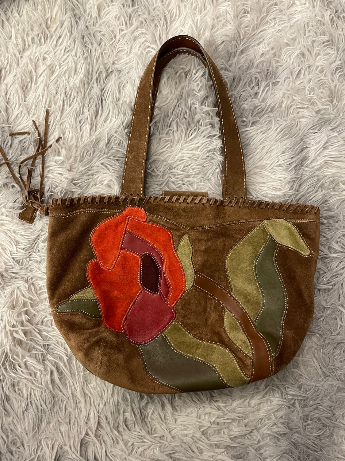 Coach 코치 올드코치 스웨이드 poppy for peace 가장 토트 상품이미지2