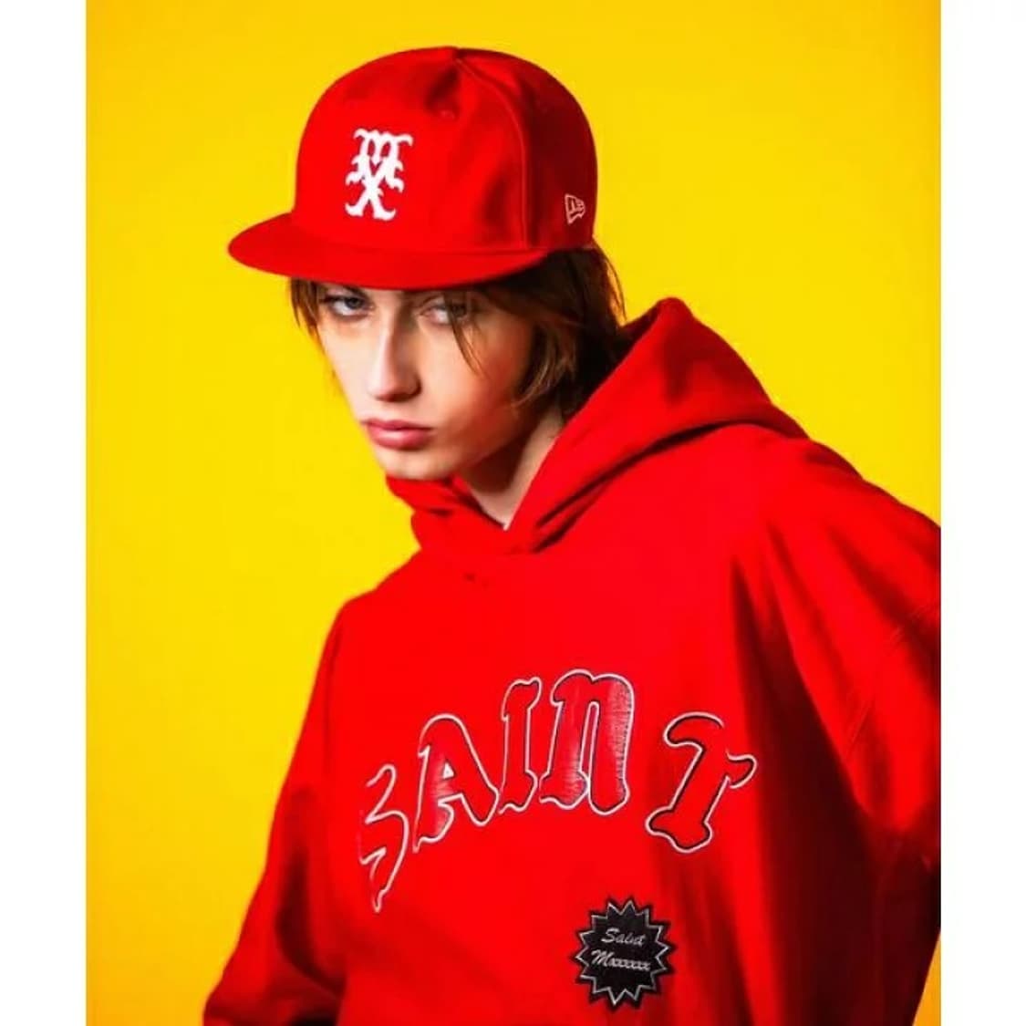 Saint michael new era snap back hat 상품이미지2