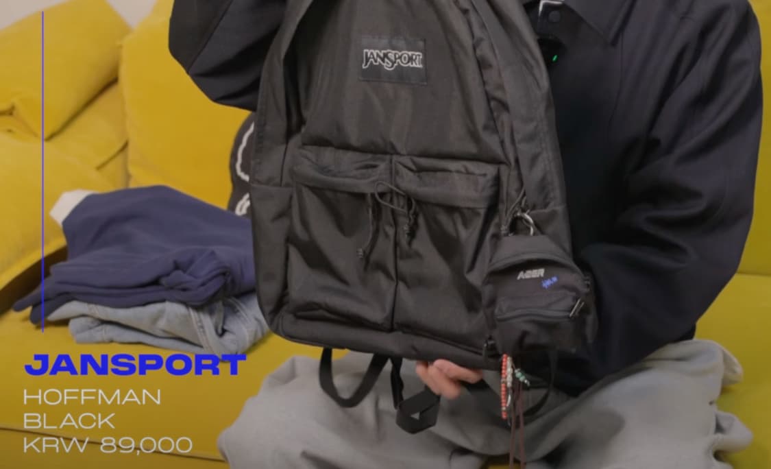 잔스포츠 호프만 백팩 블랙 상품이미지2