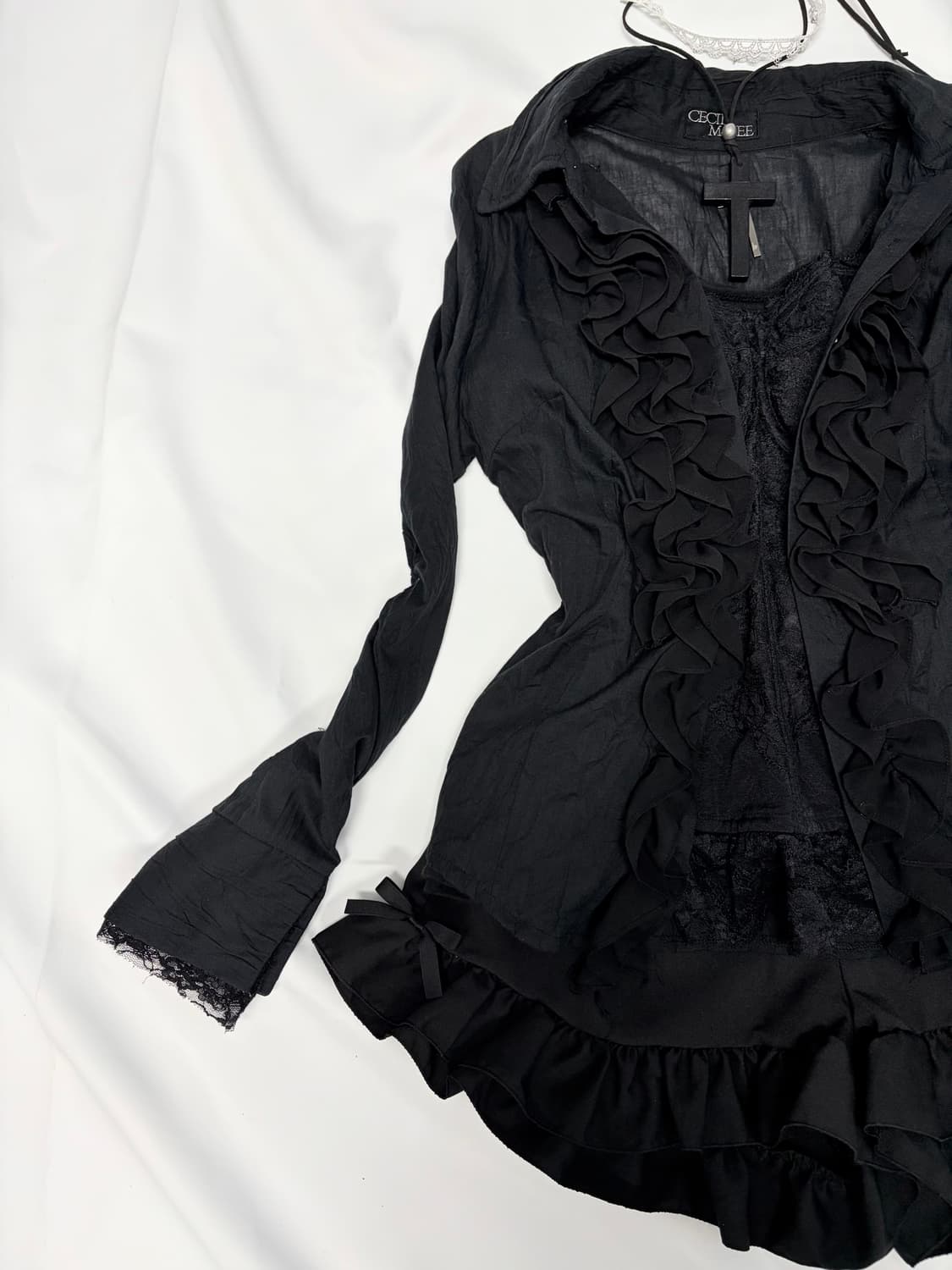 세실맥비 로맨틱고스 4피스 코르셋 코디세트 상품이미지3