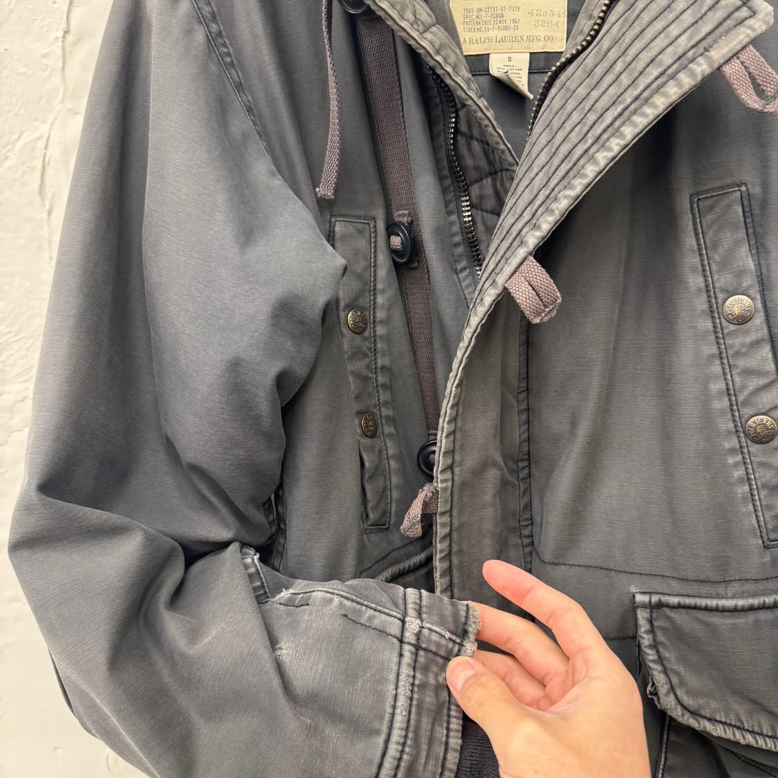 POLO진스 밀리터리파카자켓  상품이미지5