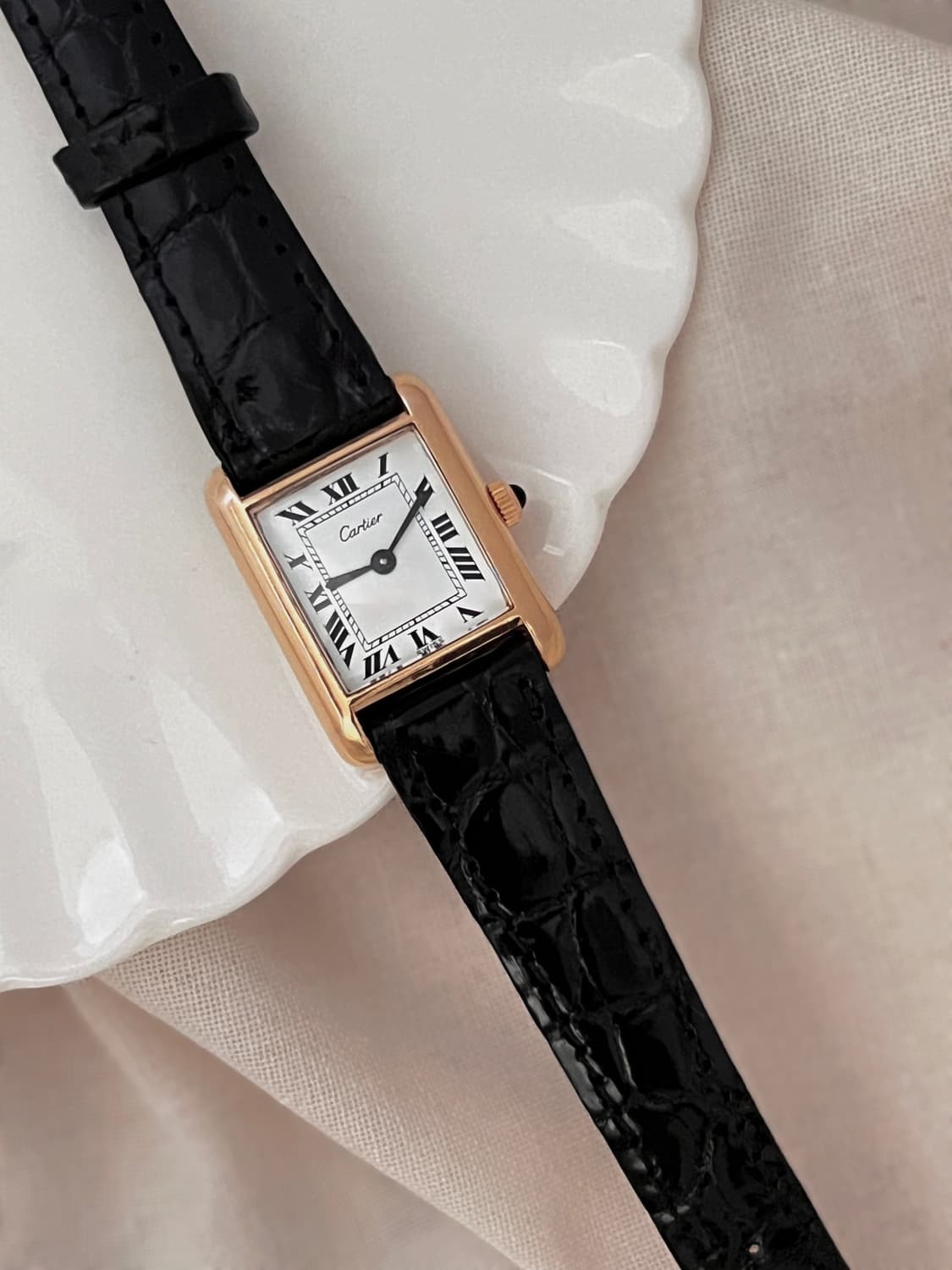 까르띠에 탱크 스몰 빈티지 여성 시계 / 정품감정.케어 상품이미지4