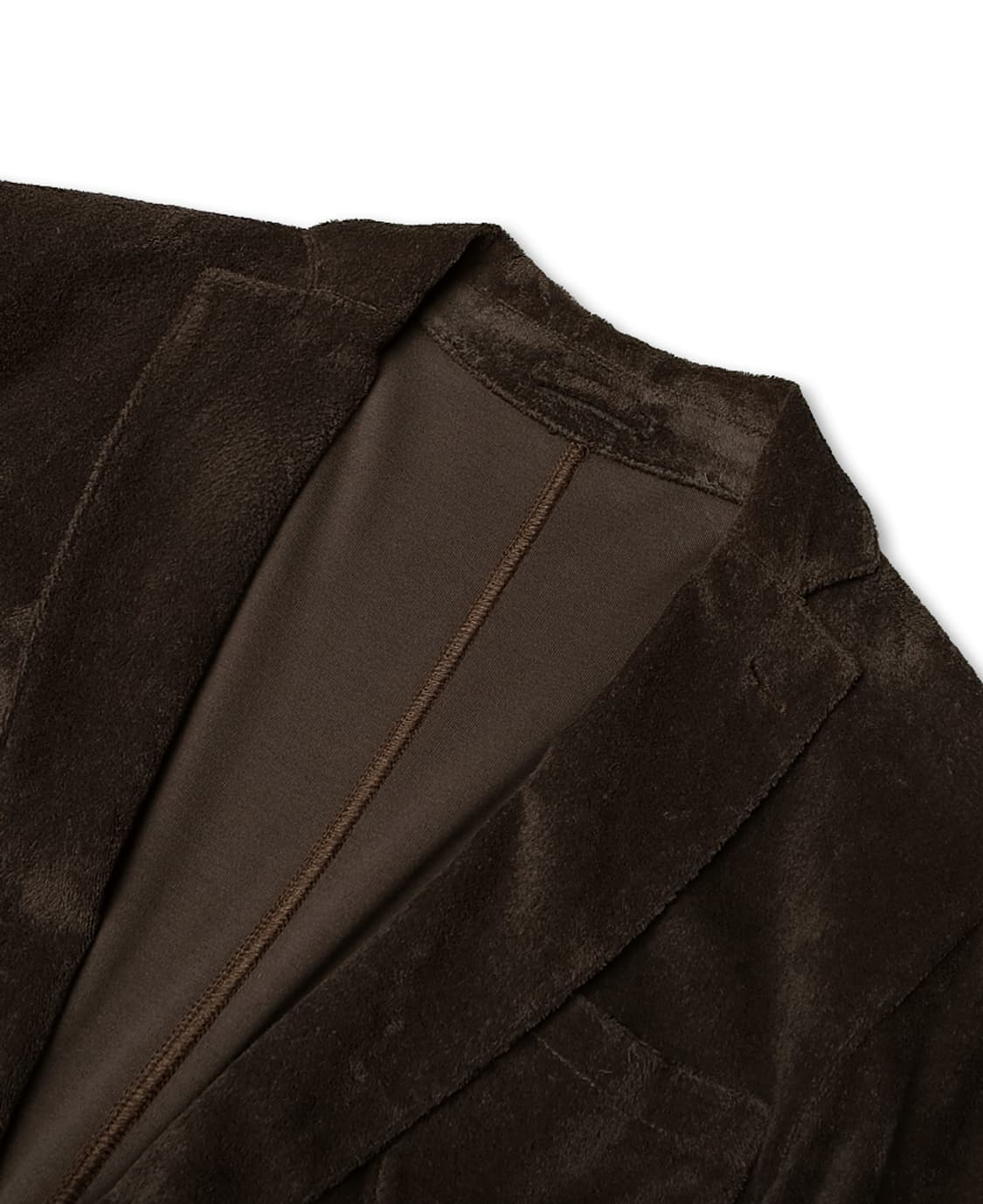 라르디니 [Lardini] 브라운 테리 코튼 컴포트 자켓 상품이미지2