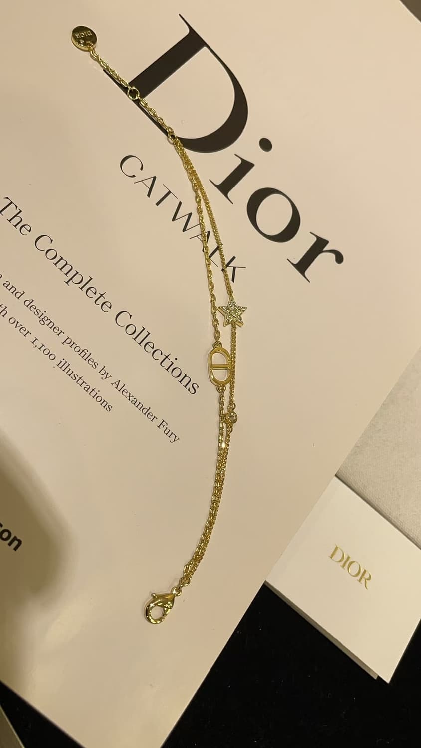 디올 Petit CD 골드더블 팔찌 상품이미지3