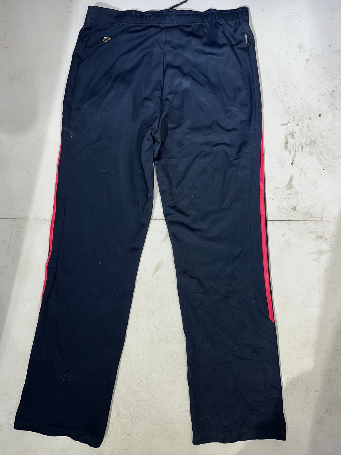 아디다스 핑크 삼선 네이비 와이드 트레이닝 팬츠 M  상품이미지5