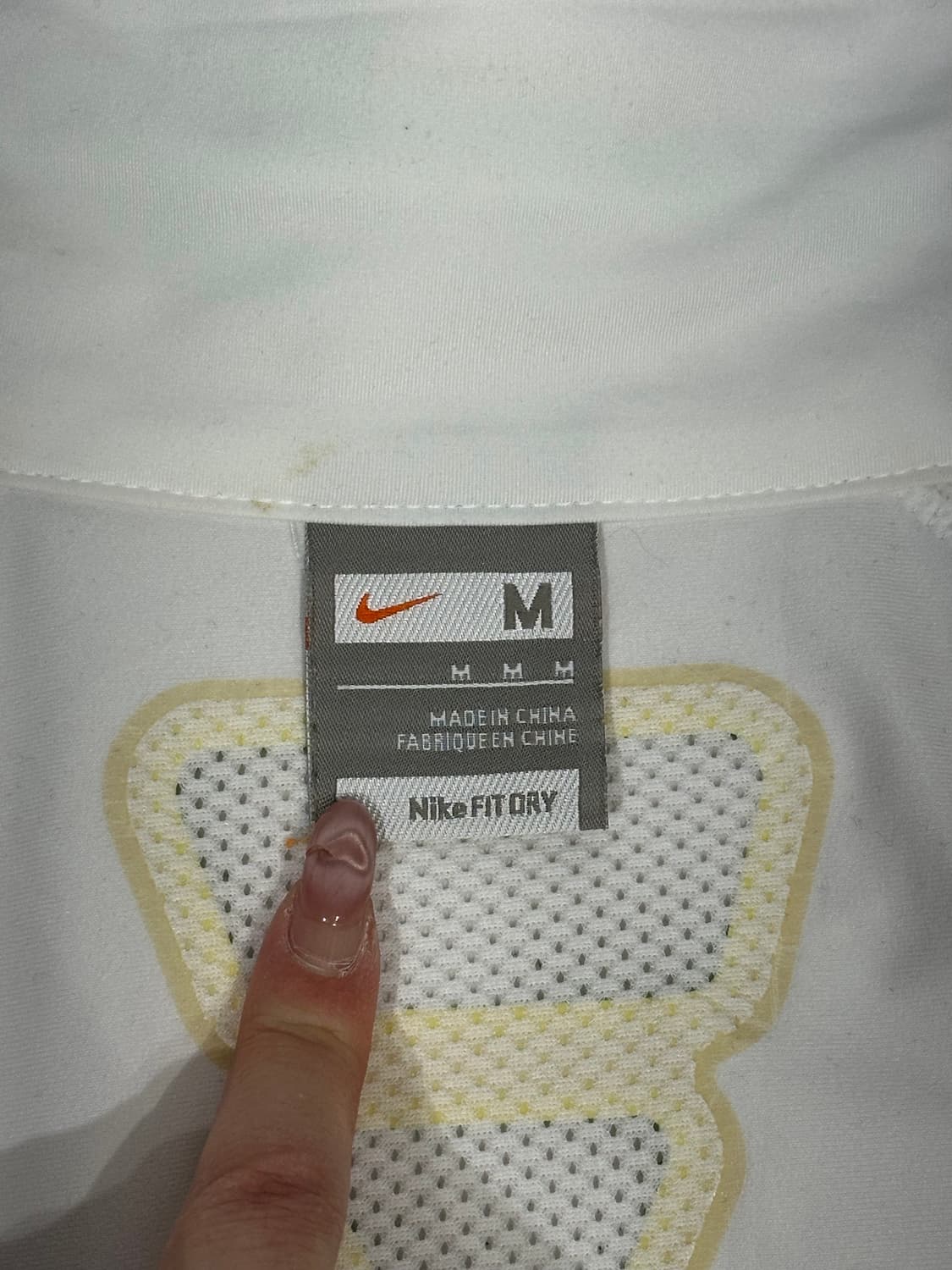 나이키 화이트 오버핏 그린 사이드 라인 바람막이 자켓 M 상품이미지7