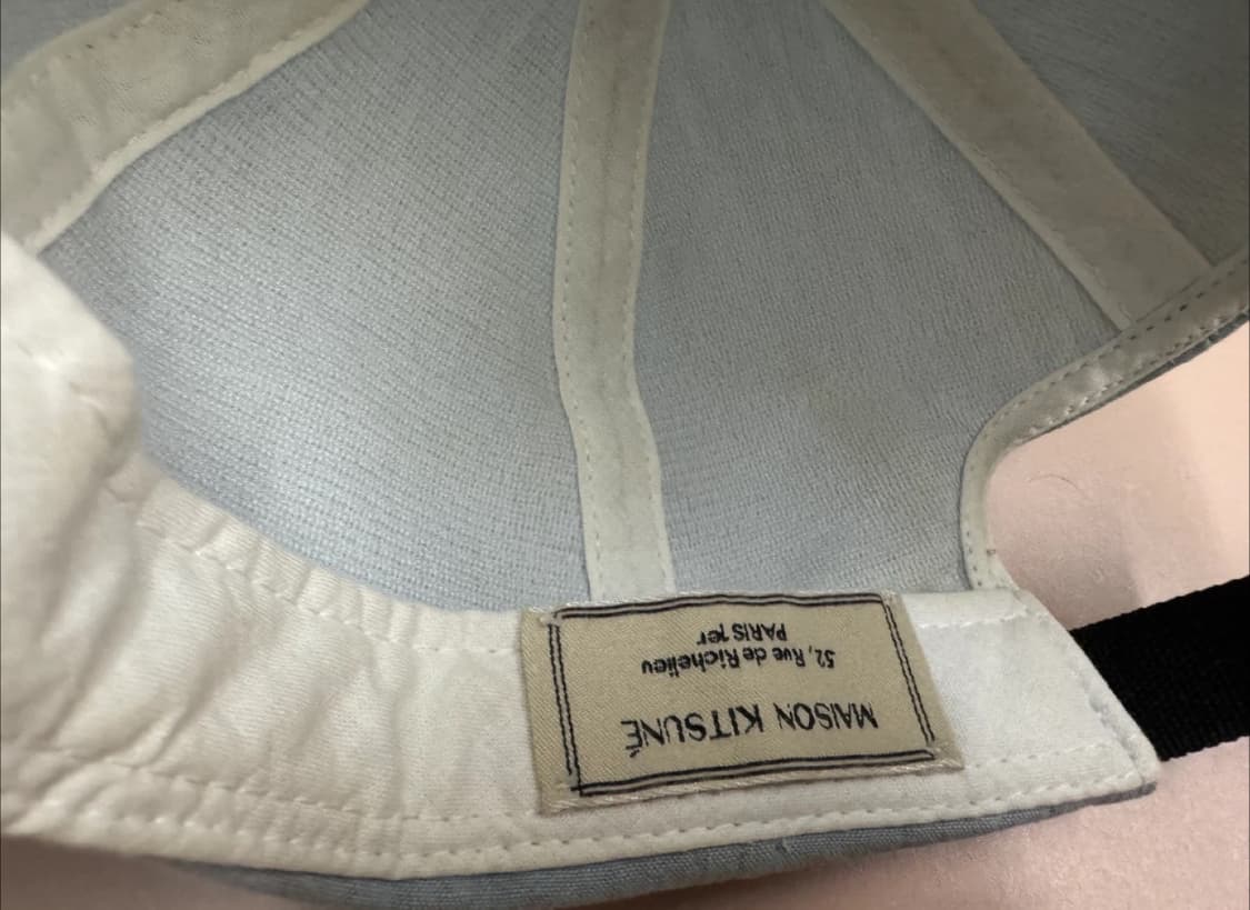 메종키츠네 스몰폭스 야구 모자 볼캡 데님 상품이미지9