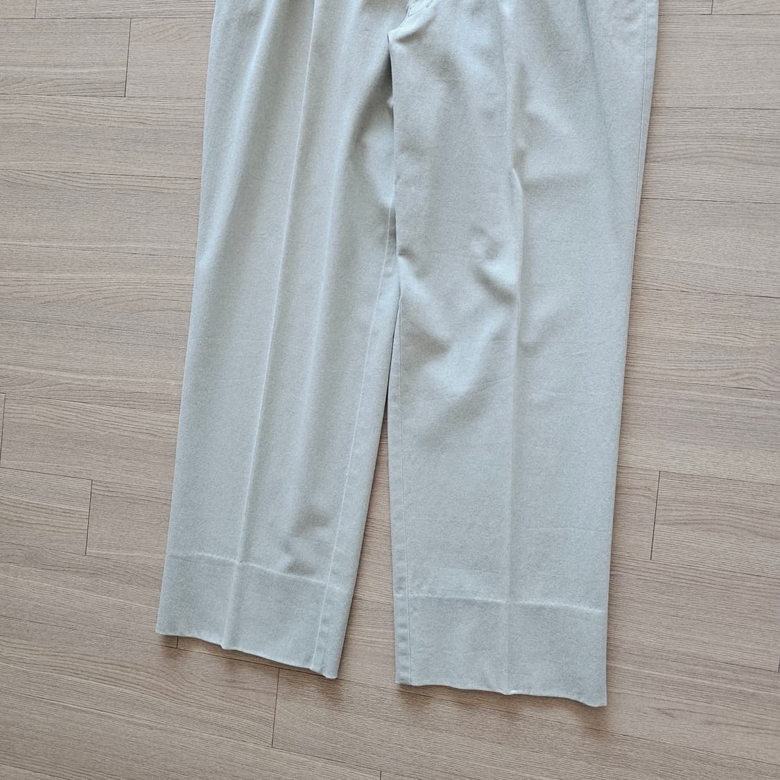 44 34 ) KROYDON 내츄럴 민트 와이드 슬랙스 일본 빈티지 상품이미지5