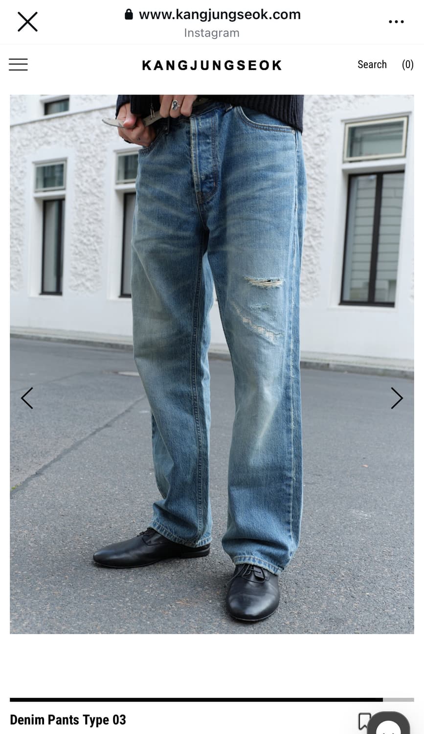 (30) 강정석 데님 팬츠 타입 03 denim pants type 03 상품이미지1