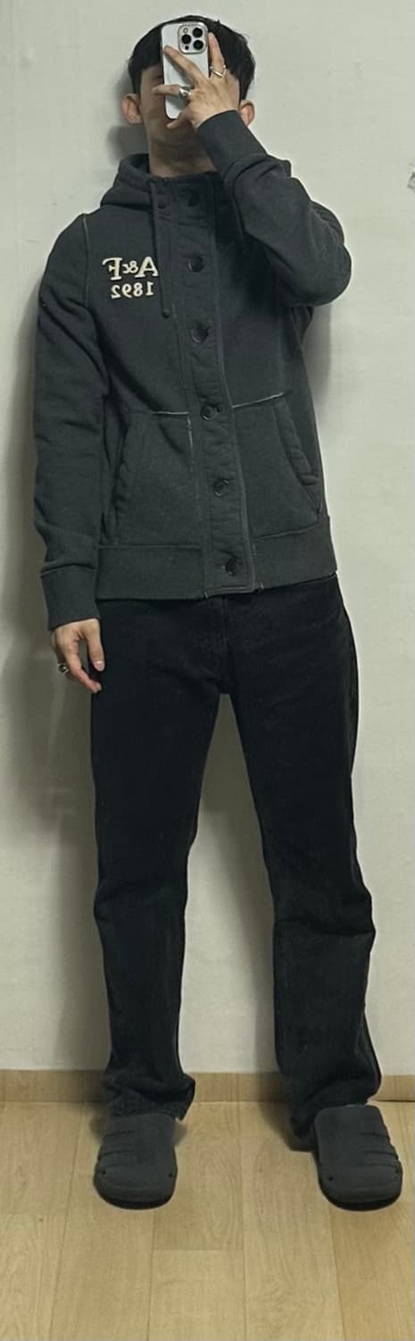 아베크롬비 버튼 후드집업 상품이미지5