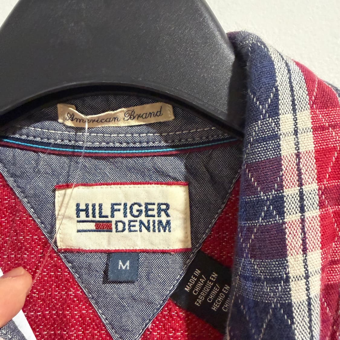 타미힐피거 체크셔츠 상품이미지6