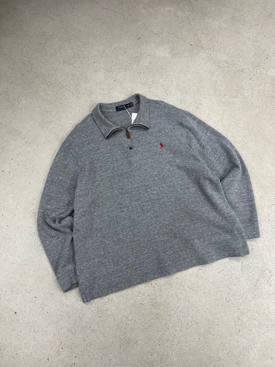 폴로 랄프로렌 그레이 코튼 하프집업  상품이미지2
