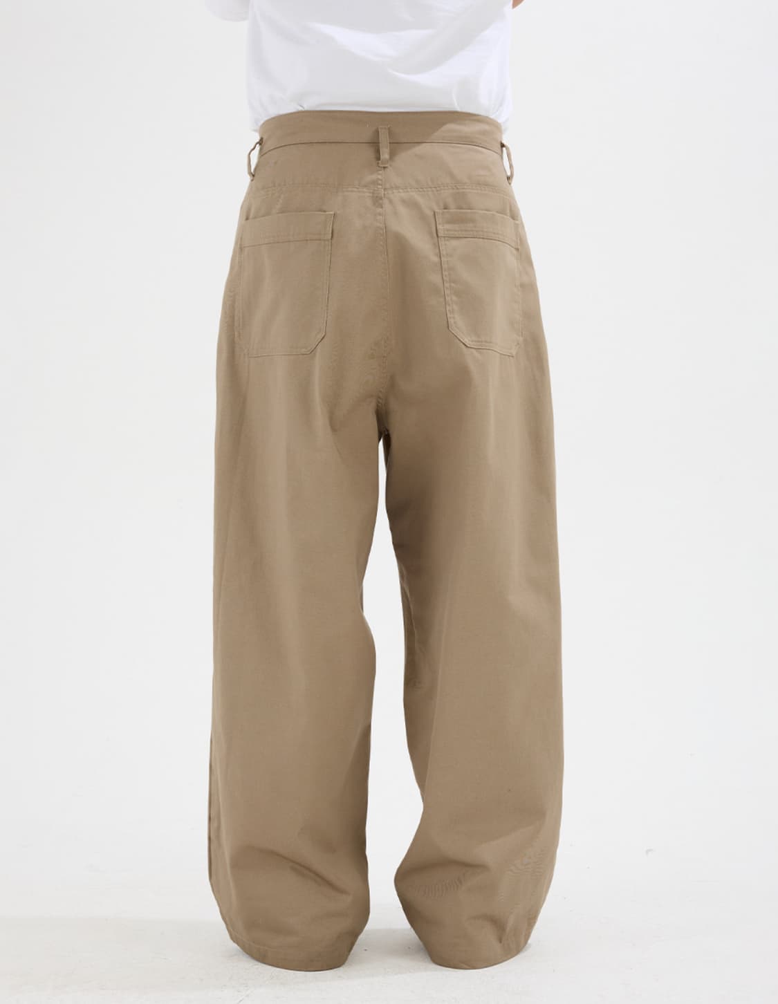 이에이(IEY) 파니 사이드턱 팬츠 베이지 상품이미지2