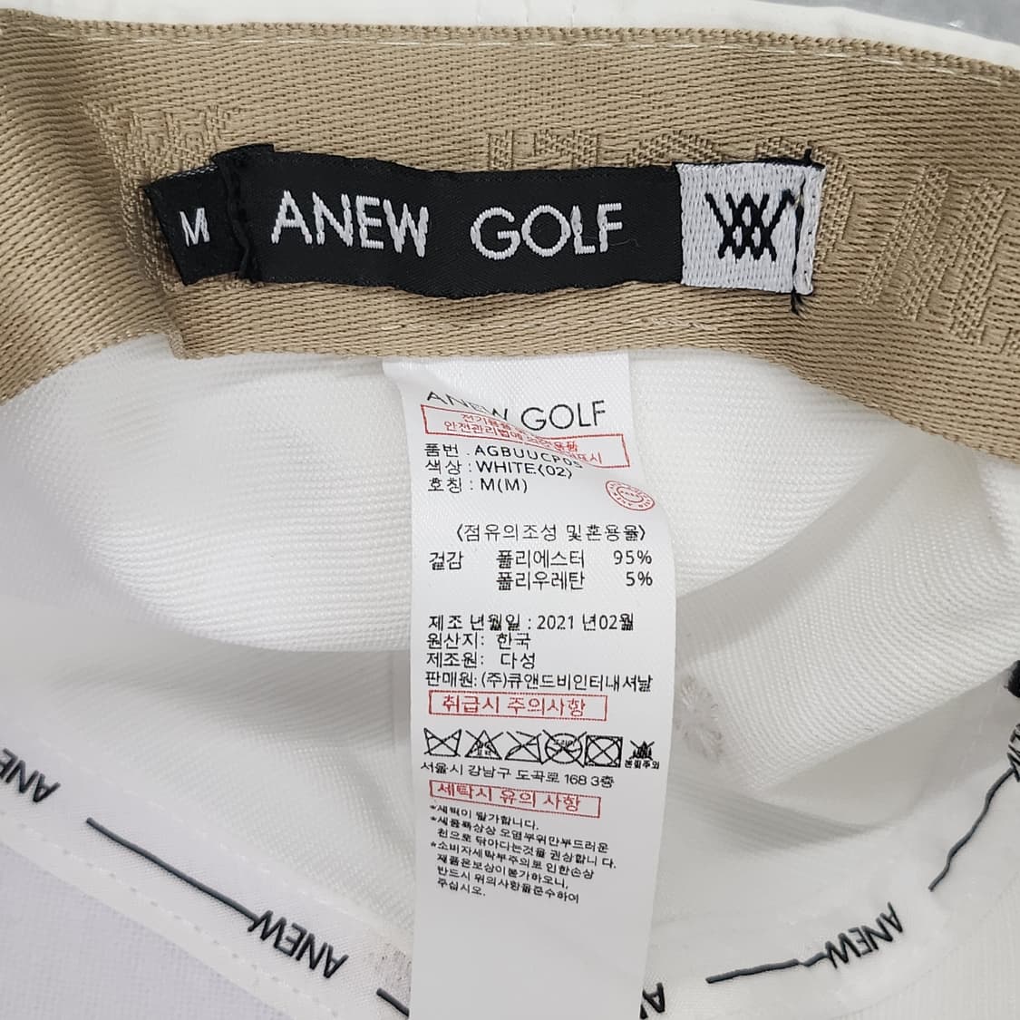 ANEW GOLF 정품 골프캡 M사이즈 58cm 상품이미지9