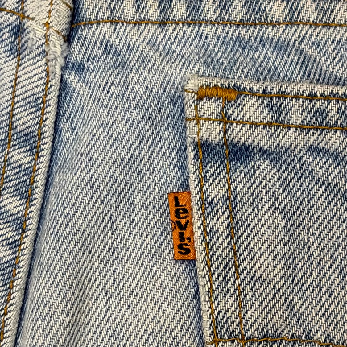 90s Made in USA  빈티지 리바이스 550 연청 청바지  상품이미지8