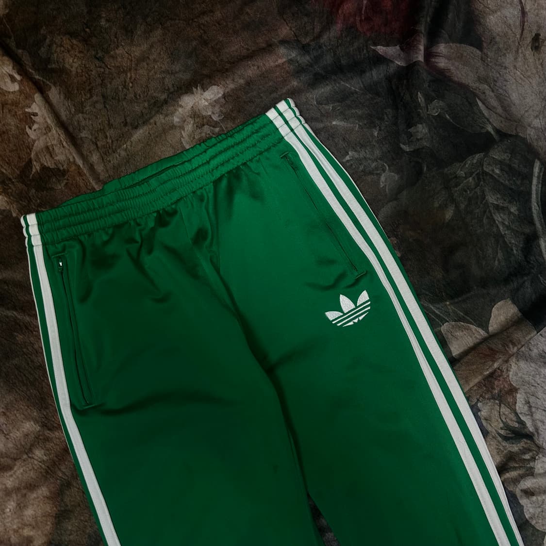 아디다스 빈티지 파이어버드 삼선 그린트랙팬츠 S 상품이미지2