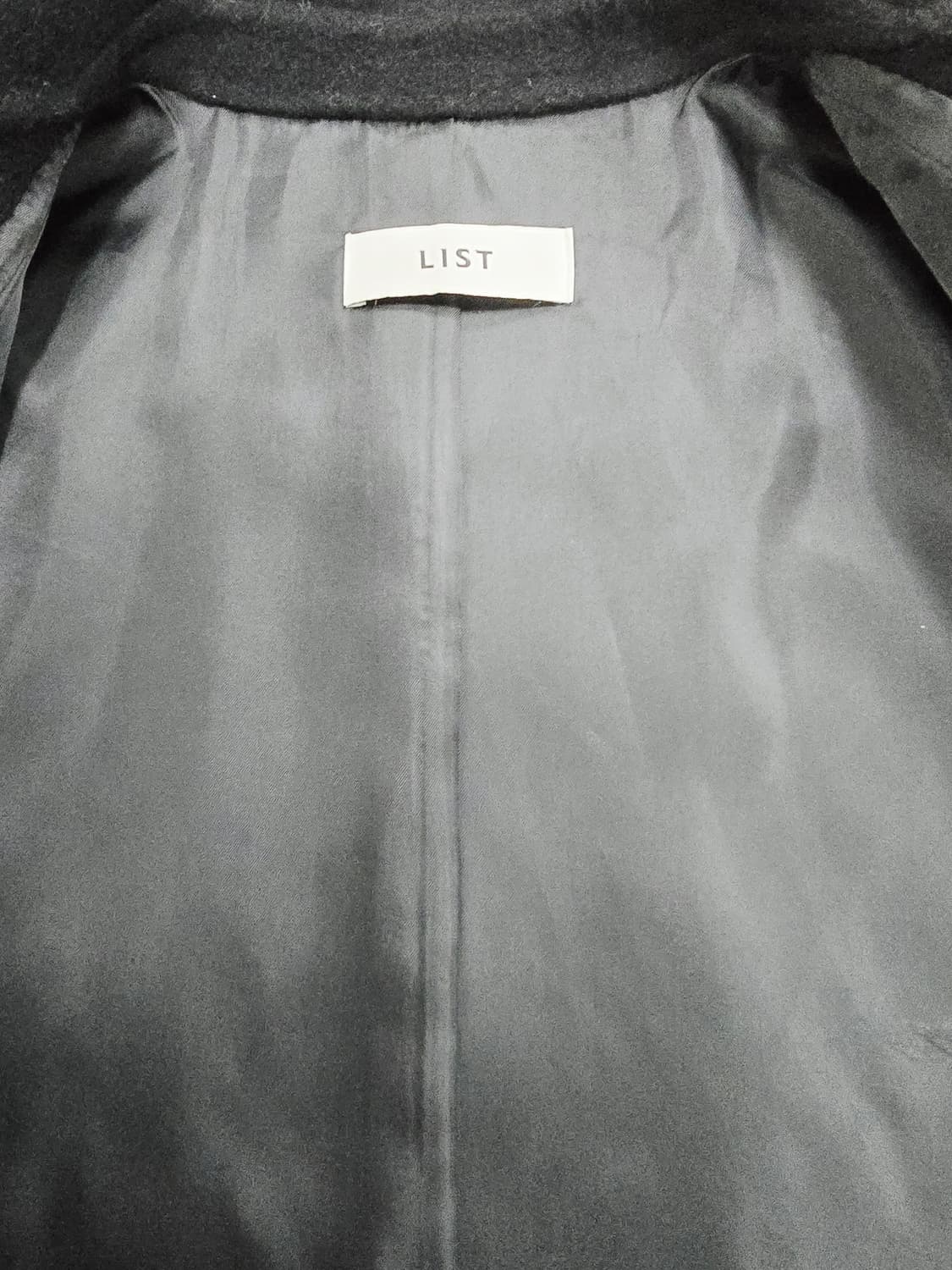 LIST 블랙 모앙고라캐시미어혼방 숏 자켓 55 상품이미지8