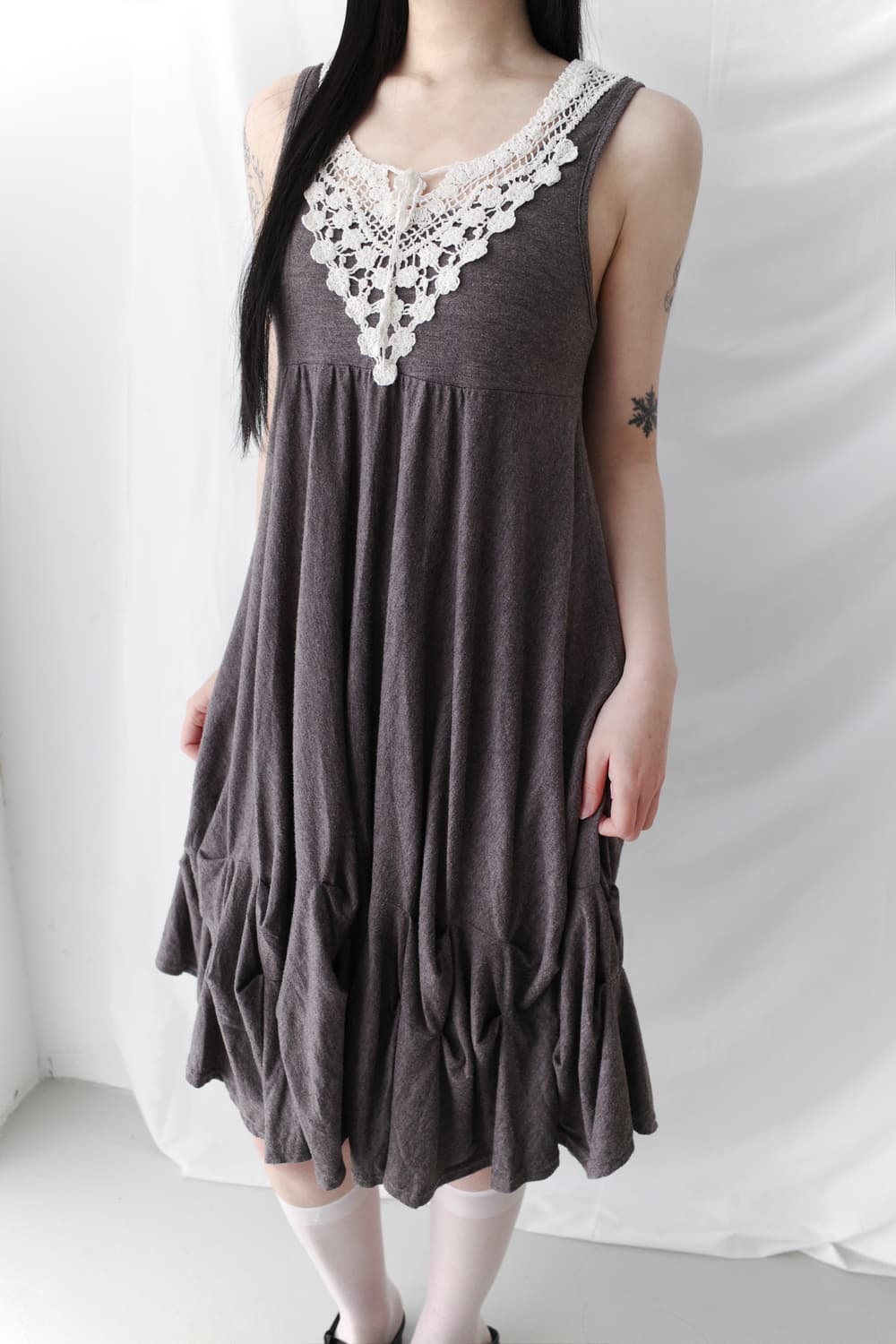 balloon crochet one-piece 상품이미지5