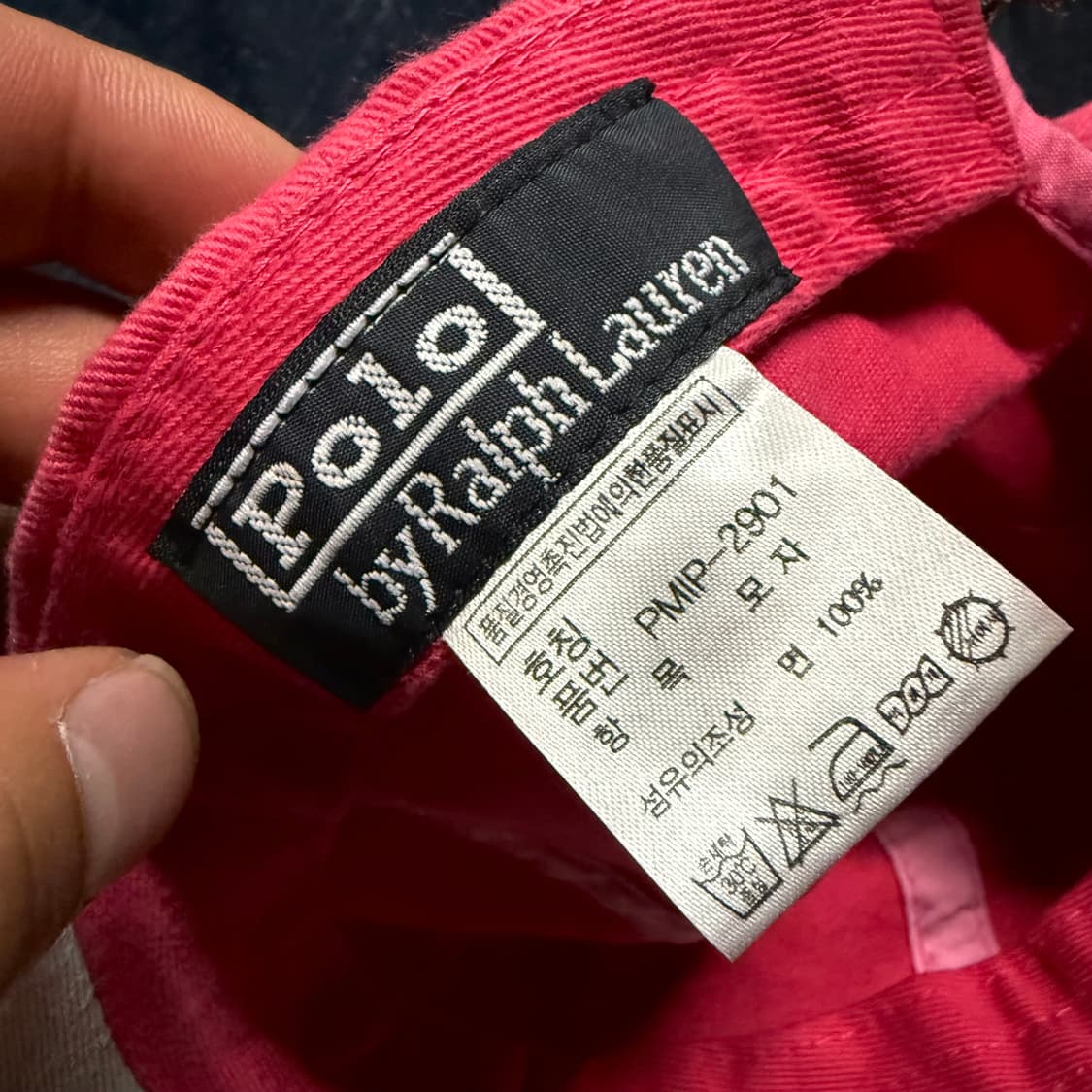 00‘s 폴로 랄프로렌 포니 로고 볼캡 OS 상품이미지7