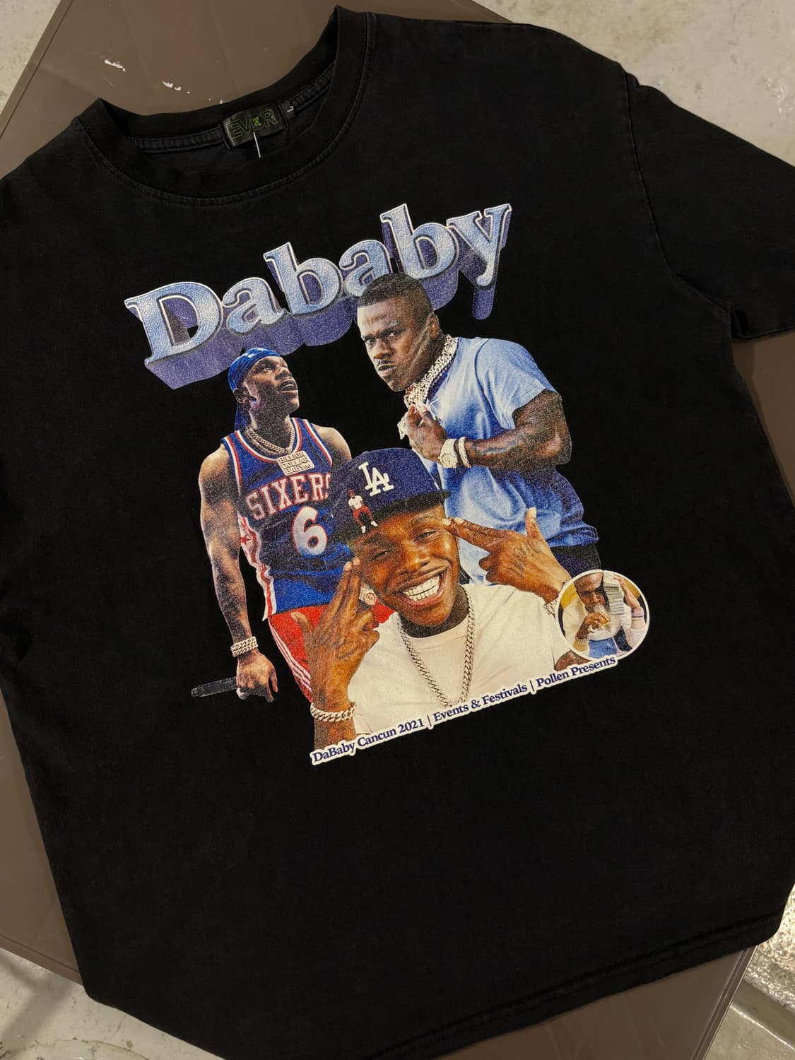 다베이비 힙합 그래픽 반팔 상품이미지5