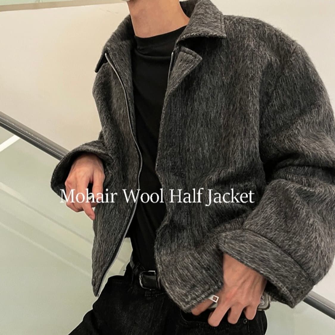 (새제품) 코시하루 모헤어 모울 자켓 상품이미지5