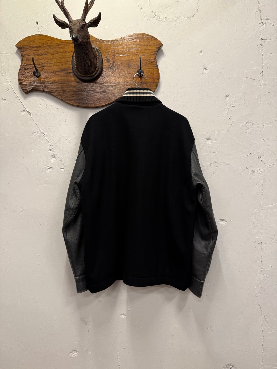(M) J.PRESS 제이프레스 Leather Arm Varsity Ja 상품이미지5