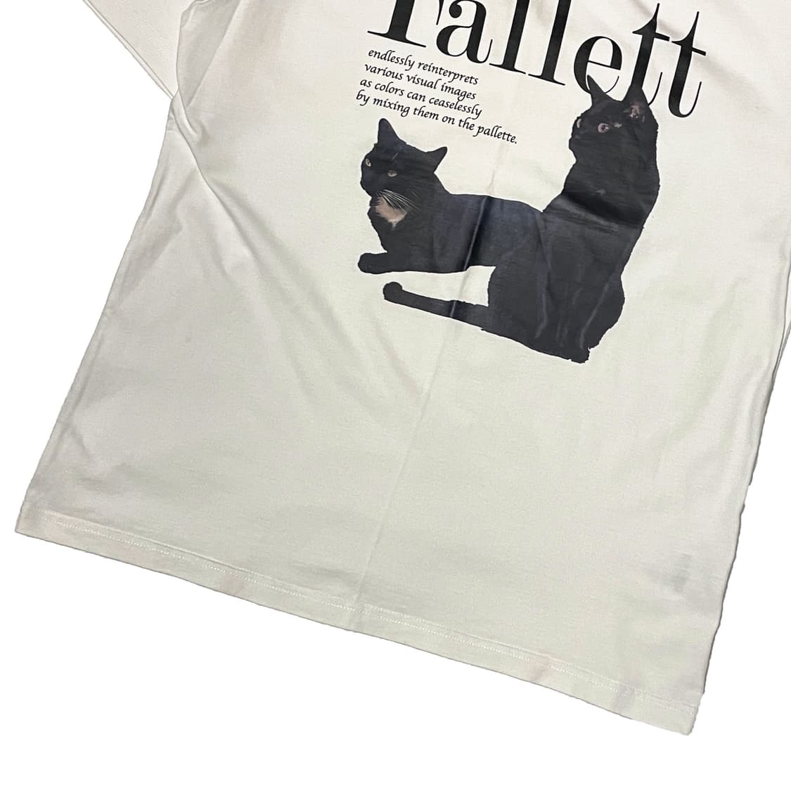 Fallett 팔렛 블랙캣 반팔티 상품이미지4