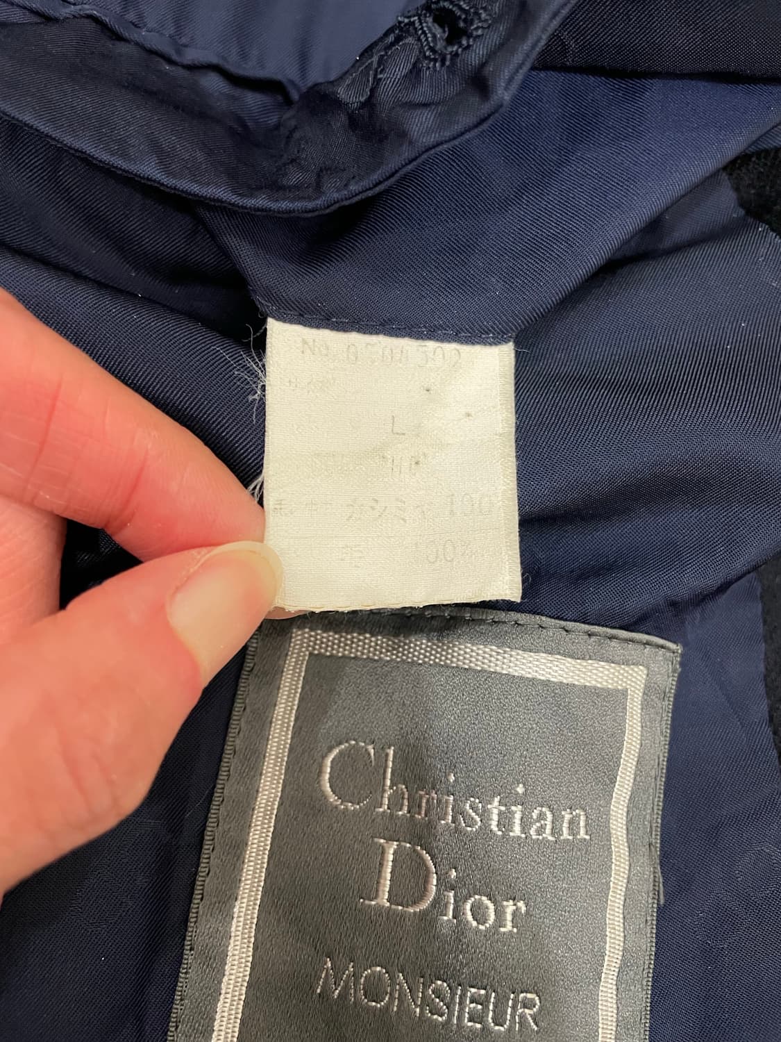 크리스찬디올 90s 재팬 발마칸 캐시미어 100% 롱코트 상품이미지10