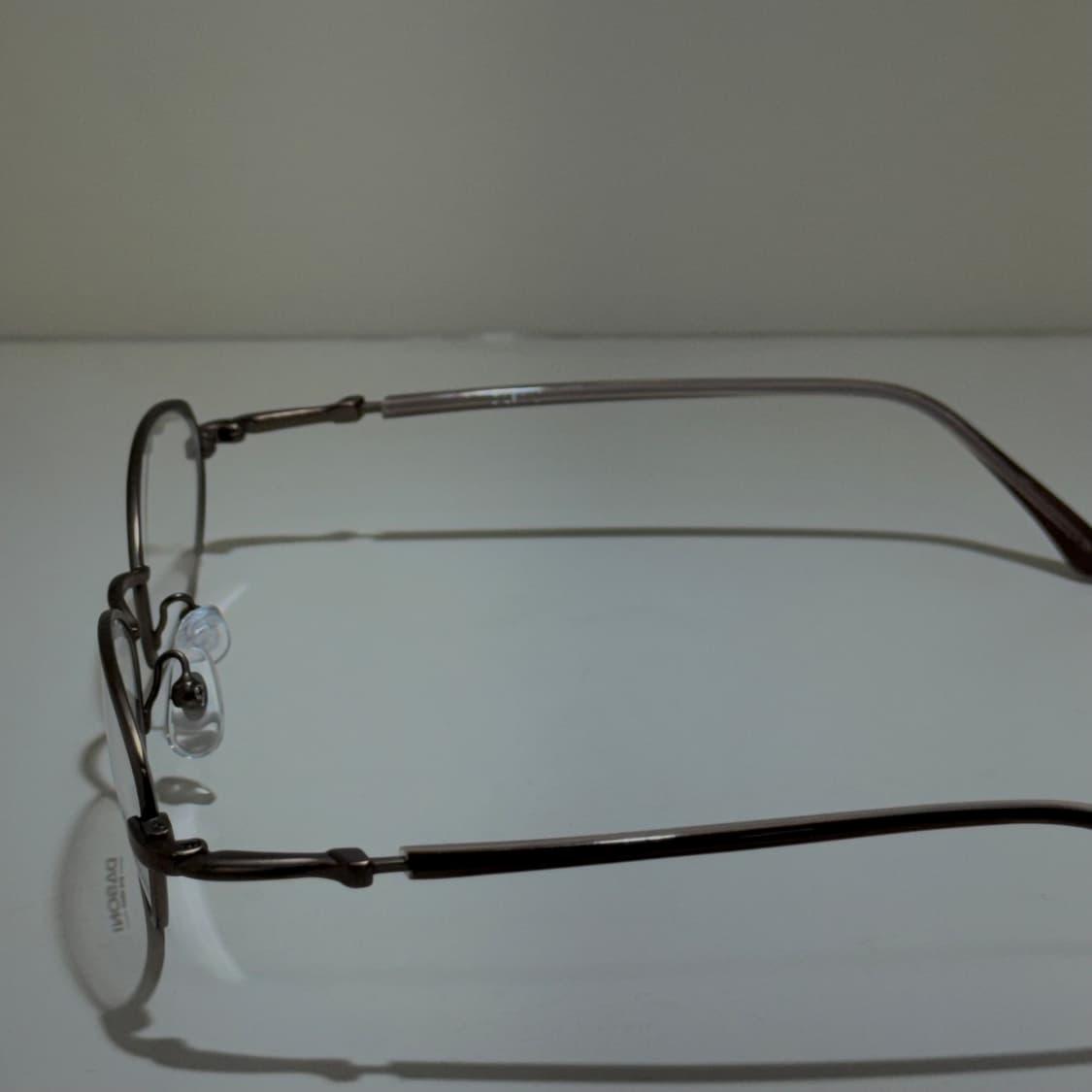 [2000s 데드스탁] 긱시크 스타일 빈티지 안경 브라운 다소니 상품이미지2