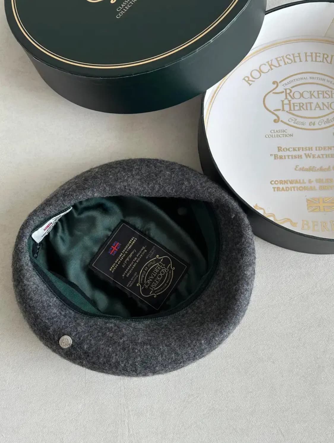 락피쉬헤리티지 울 베레모 그레이 상품이미지3