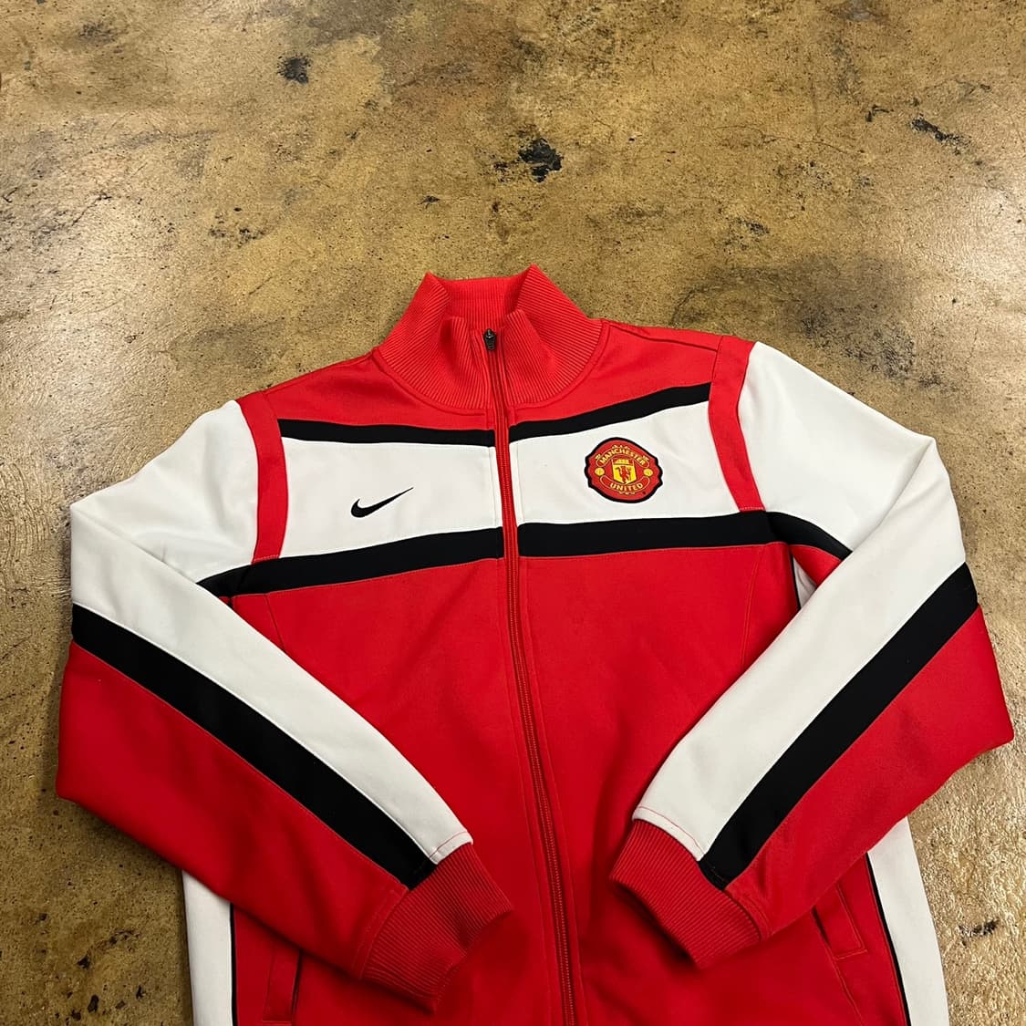 [정품/S] 나이키 맨유 트랙 자켓 레드 져지 트랙탑 b16 상품이미지1
