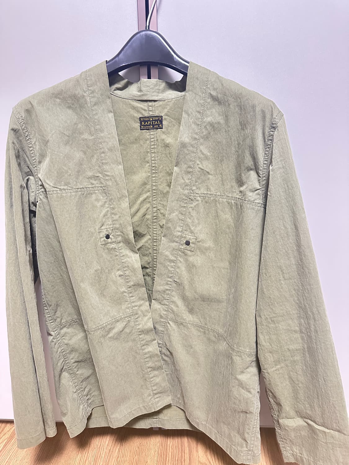 캐피탈 립스탑 에비에이터 카카시 셔츠 카키 상품이미지1