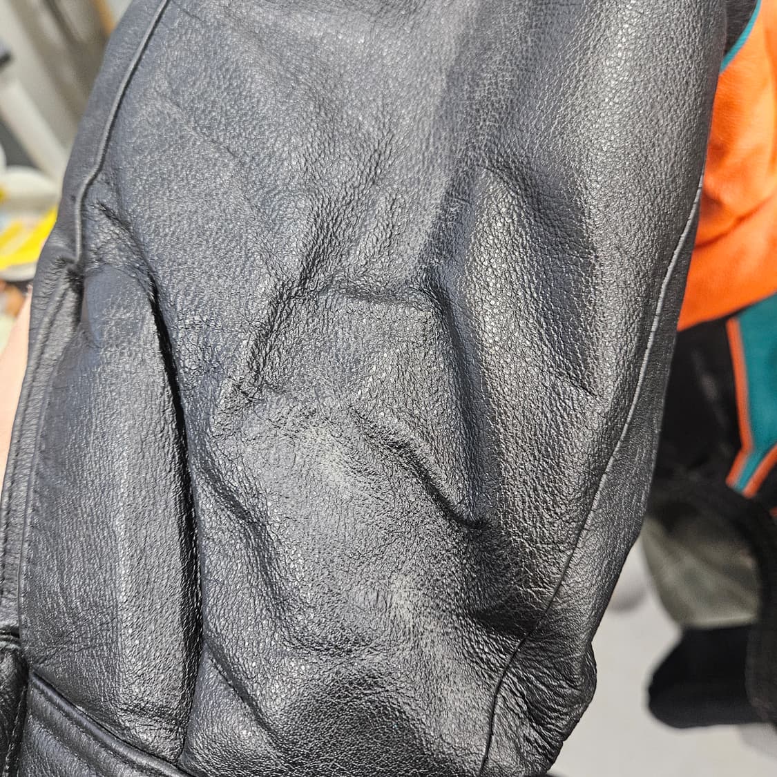 빈티지 프로플레이어 NFL 마이애미돌핀스 레더자켓 상품이미지5