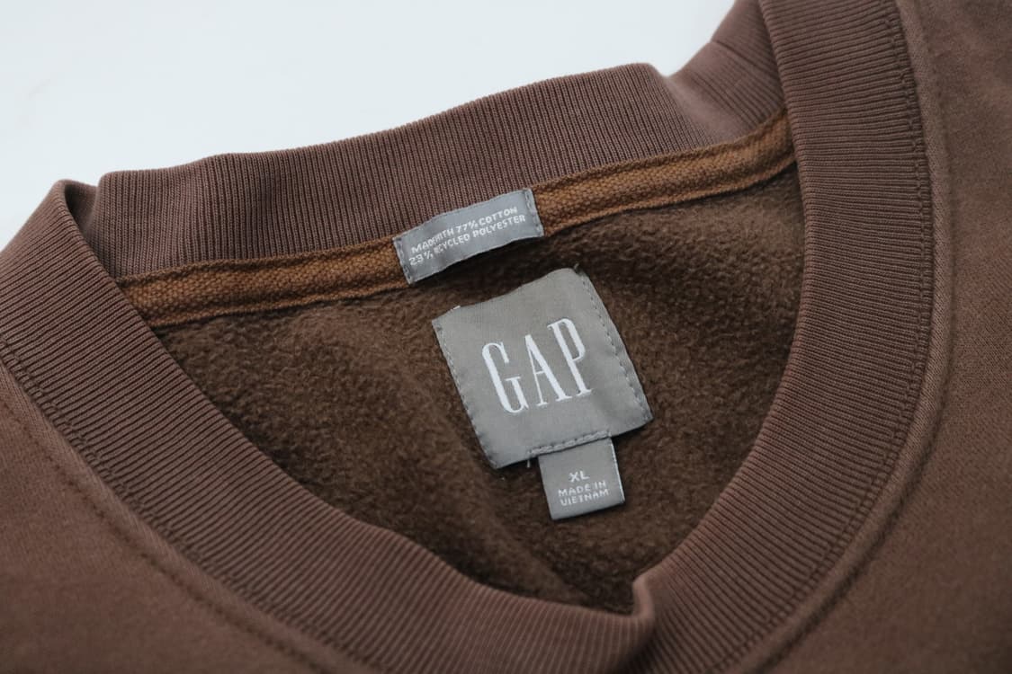 GAP 갭 빈티지 1969 빅 아치 로고 브라운 맨투맨 스웻셔츠 (XL) 상품이미지6