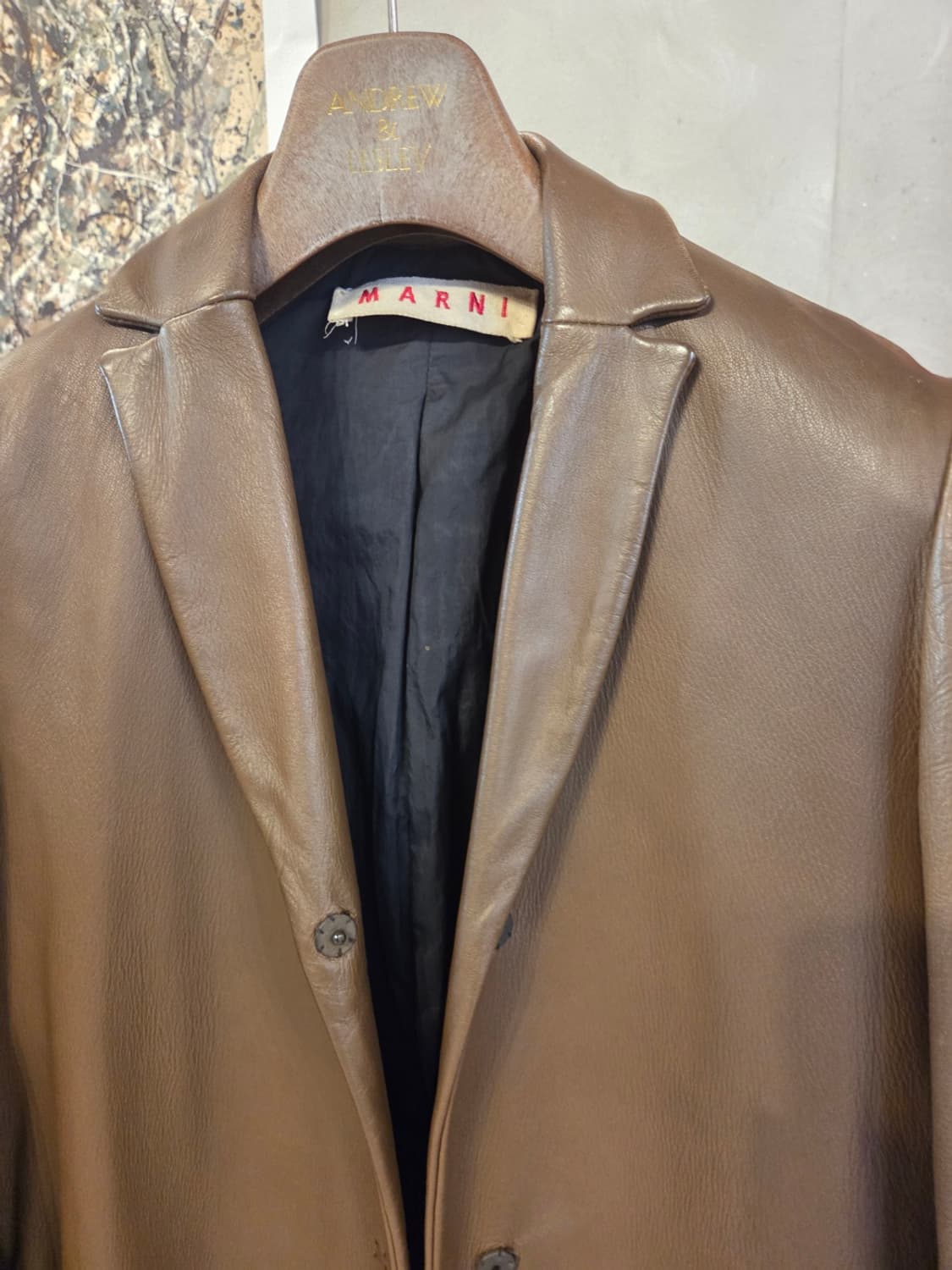 마르니 디어스킨 코트 상품이미지4