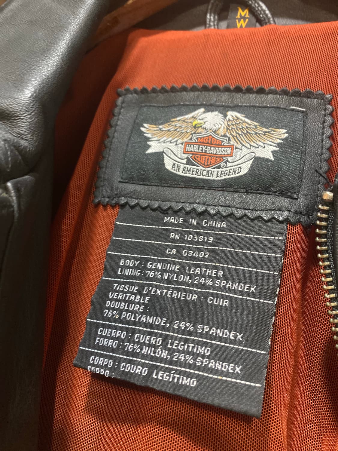 Harley Davidson 할리 데이비슨 싱글 자켓 상품이미지4