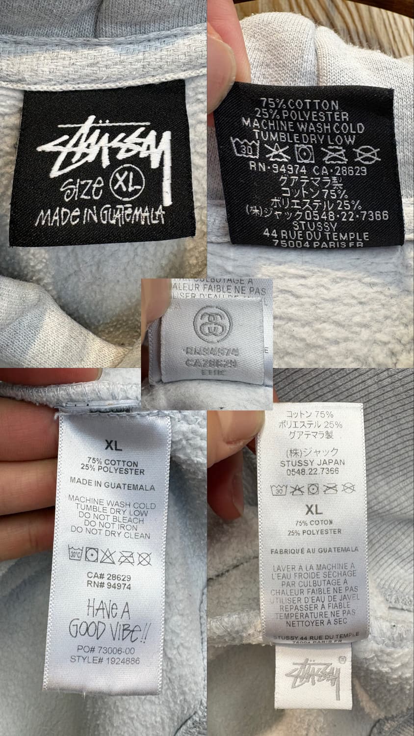 스투시 파라다이스 로스트 후드 상품이미지10