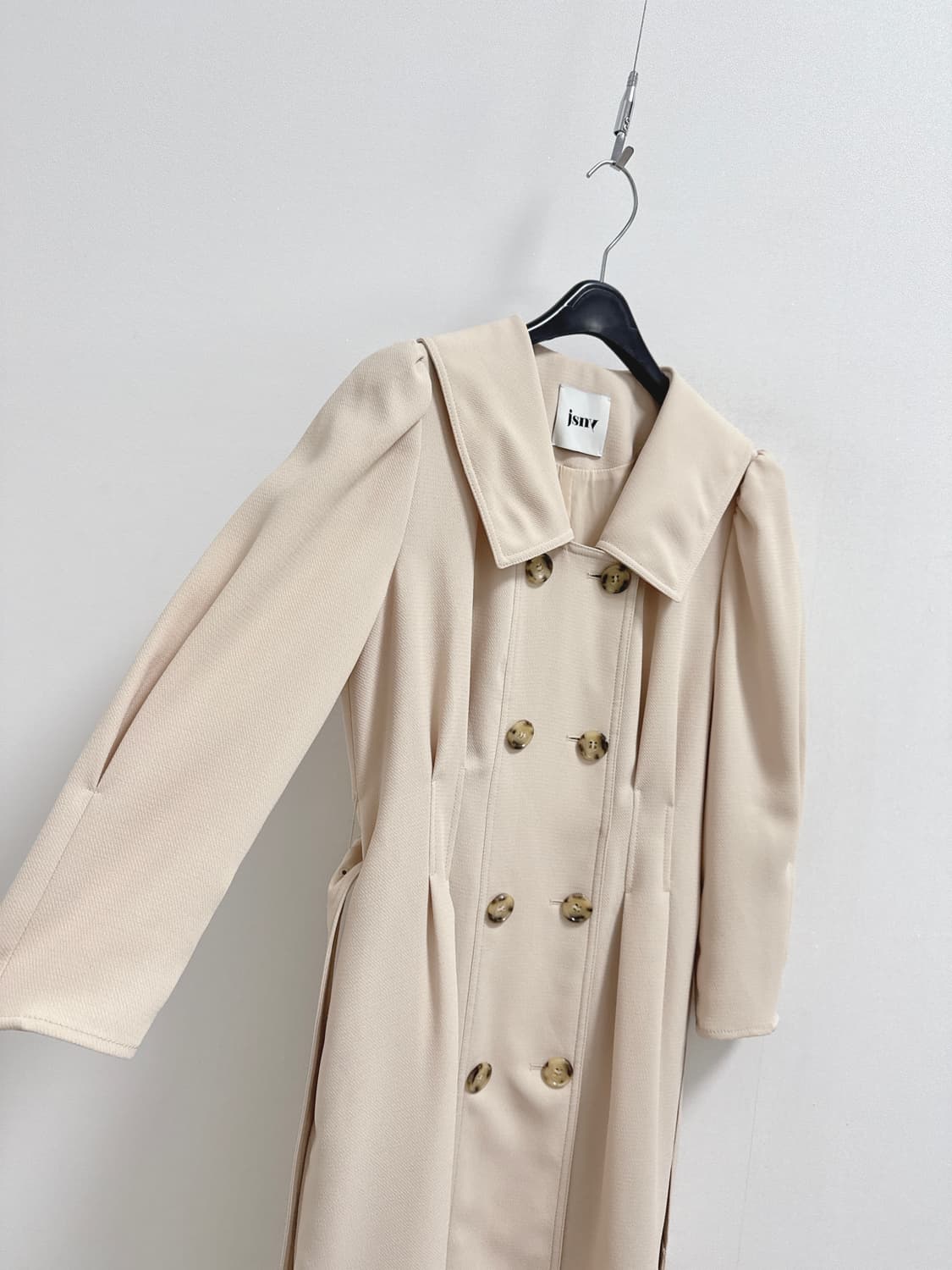 jsny 더블버튼 핀턱 원피스 상품이미지3