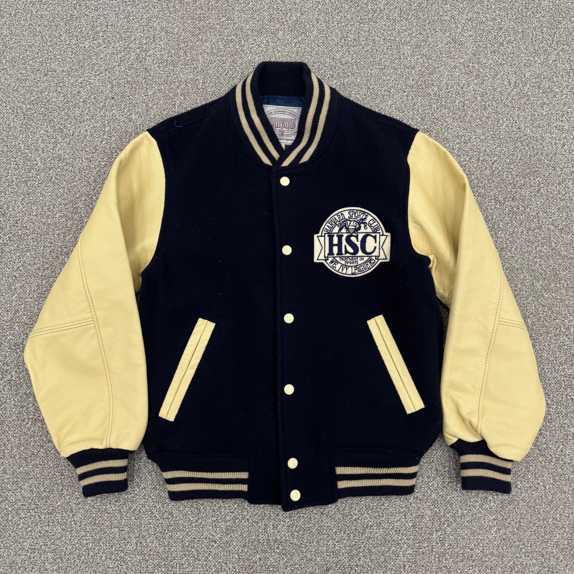 하버드 레더 바시티 자켓  상품이미지2