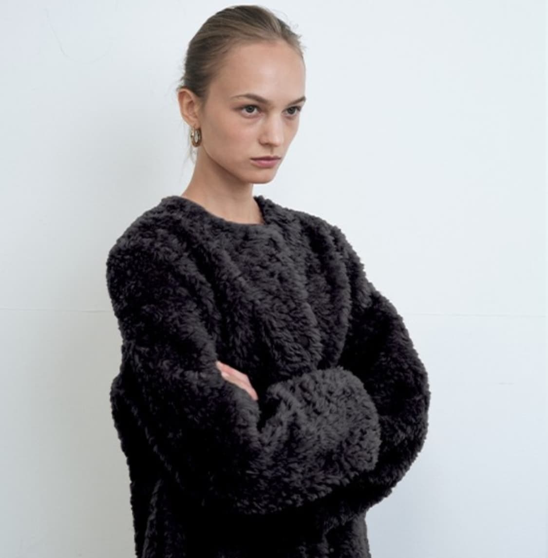 셀렙샵 양모 컬리 롱코트 상품이미지2